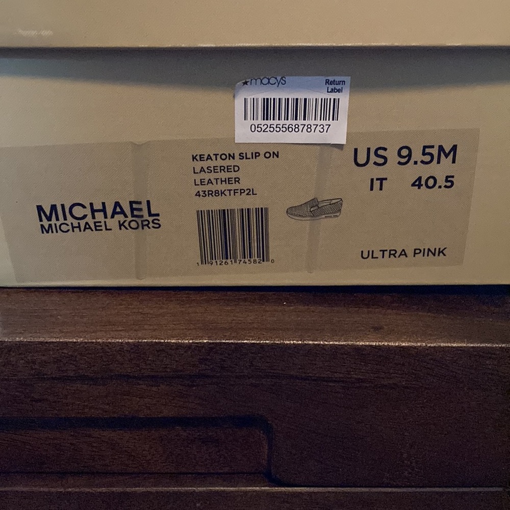 Michael Kors Keaton Slip-on in Ultra Pink Leather - Picture 4 of 4